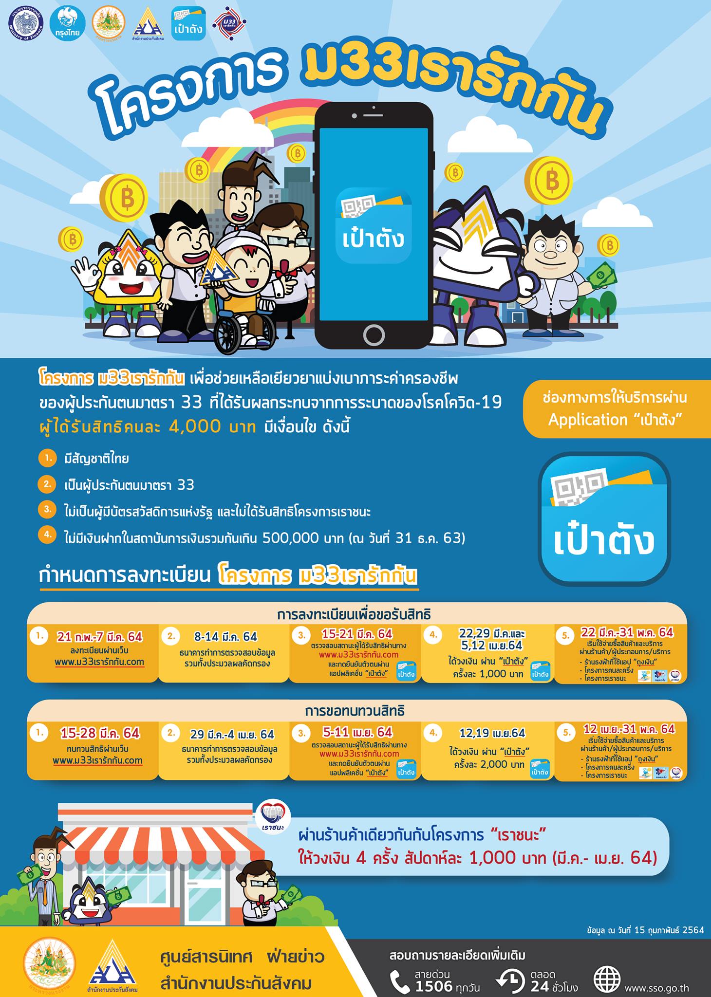 ม33เรารักกัน com วิธี ลงทะเบียน ม 33 เรารักกัน รับเงิน 4000